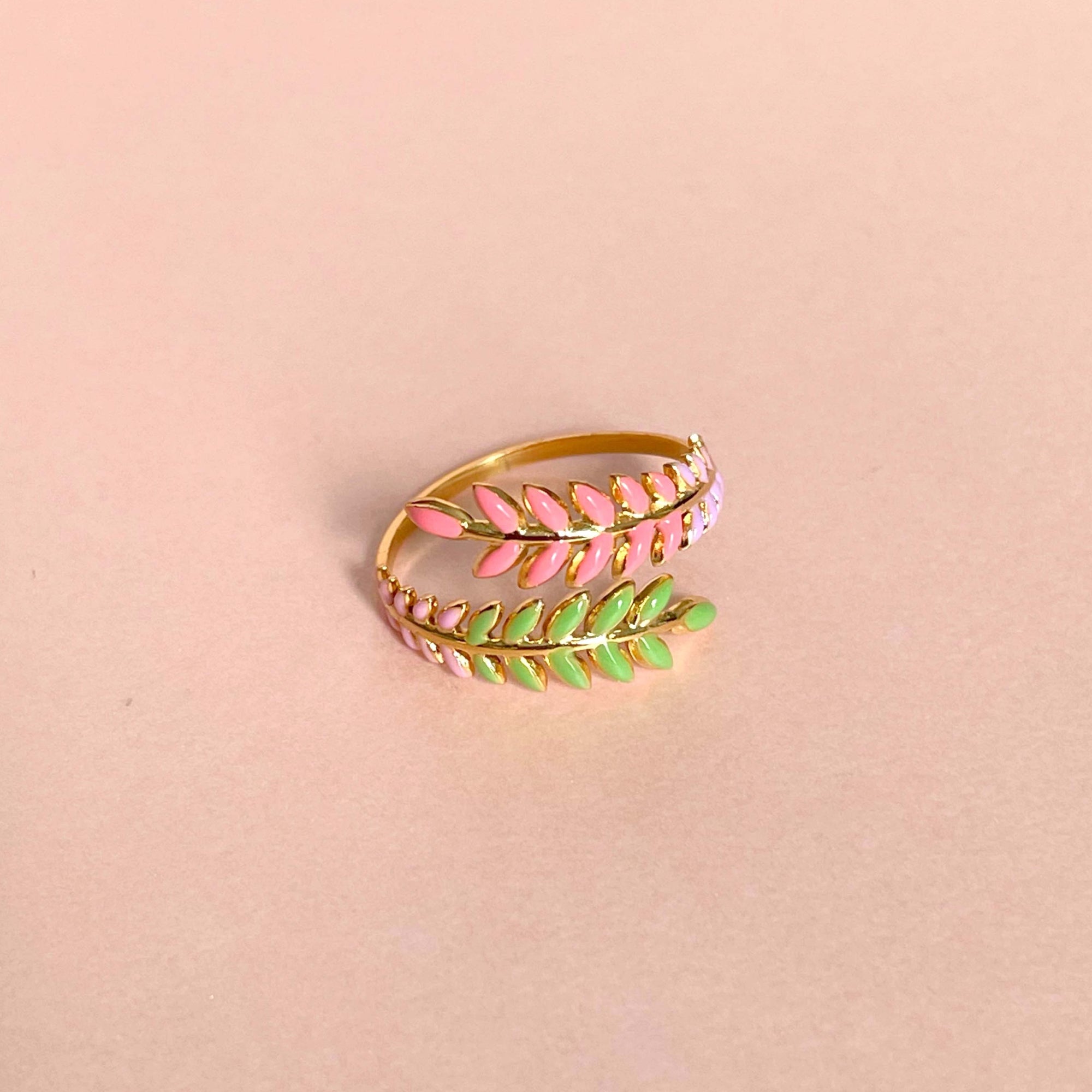 Gold Plated Wreath Ring 