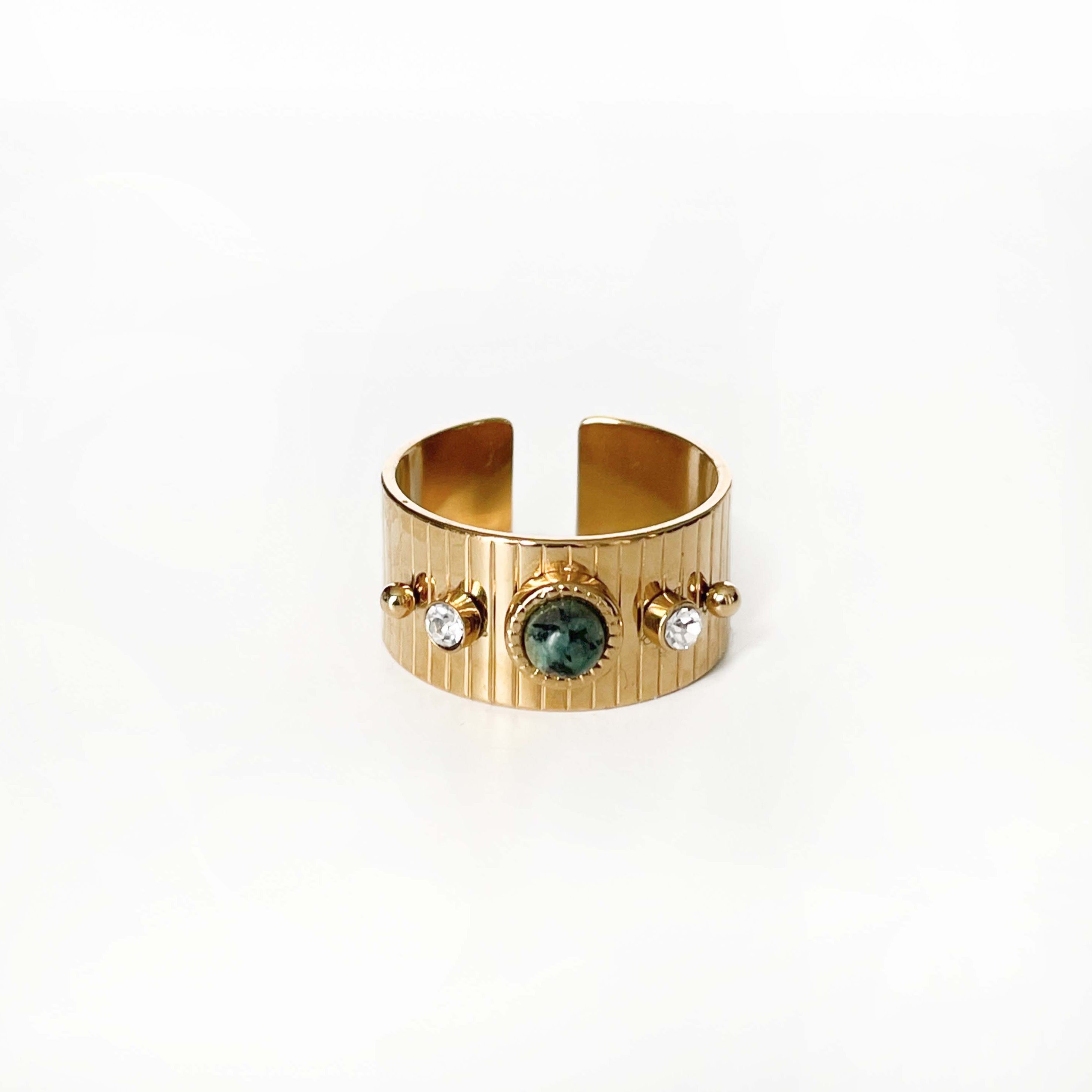 Havana Luxe 18k Gold Plated Ring