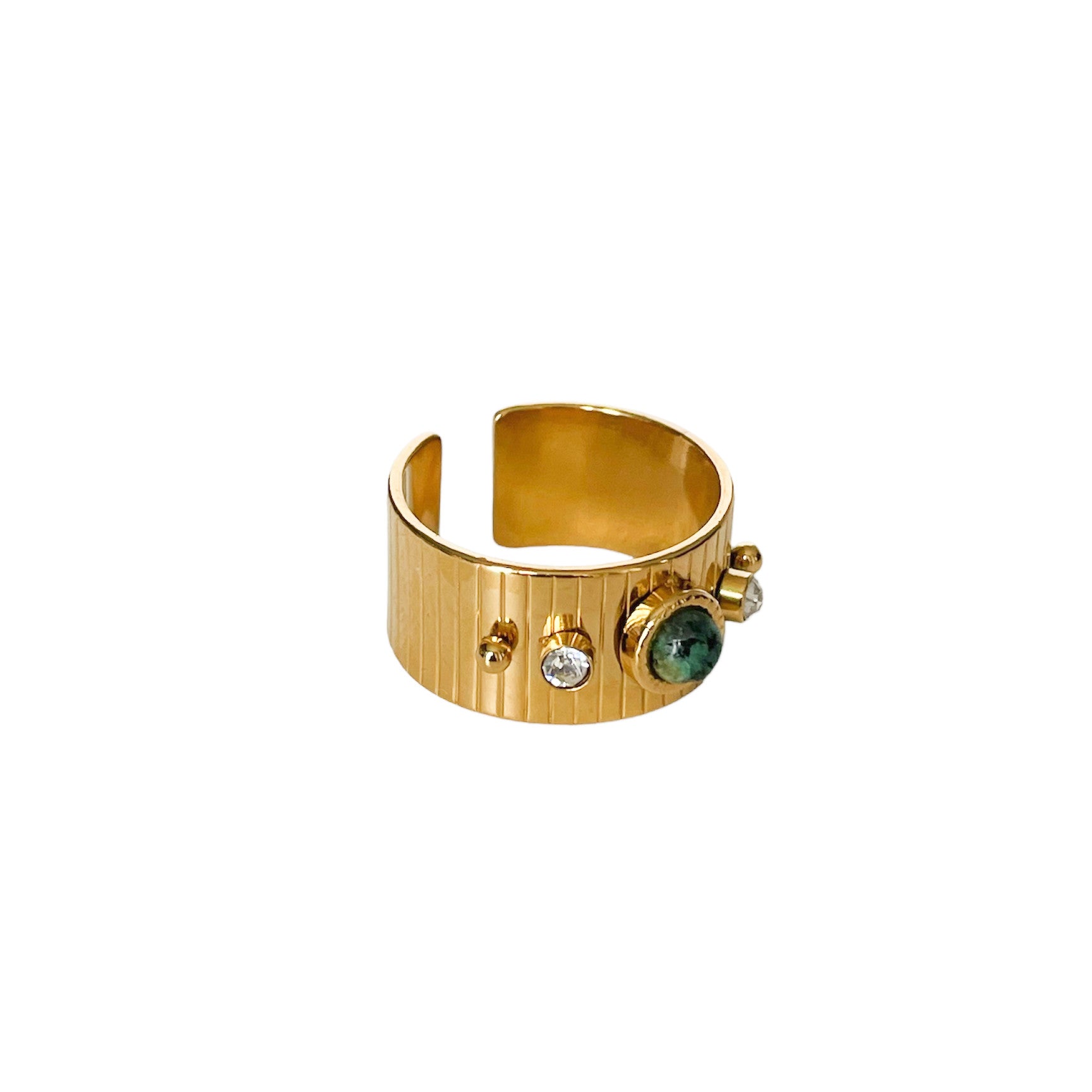 Havana Luxe 18k Gold Plated Ring